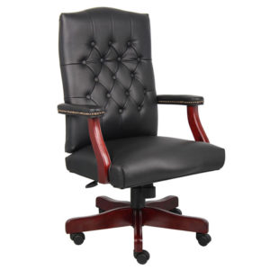 Silla Caressoft Boss Classic Negra Con