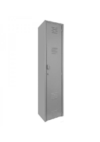 [CC-L3-ECO1]Locker metalico de 1 puerta , 73" Alto x 17.7" profundidad x 15" ancho con ranuras de circulacion de aire ubicadas en la puerta con sistema de porta candado standard ,incluye patas para facil limpieza linea AJN Furniture™