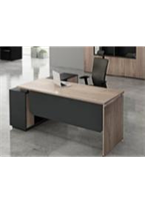 OZ13EX02-14/16 Escritorio Ejecutivo con retorno medidas: 63" X 31.5" X 29.5" en tono maple linea AJN™