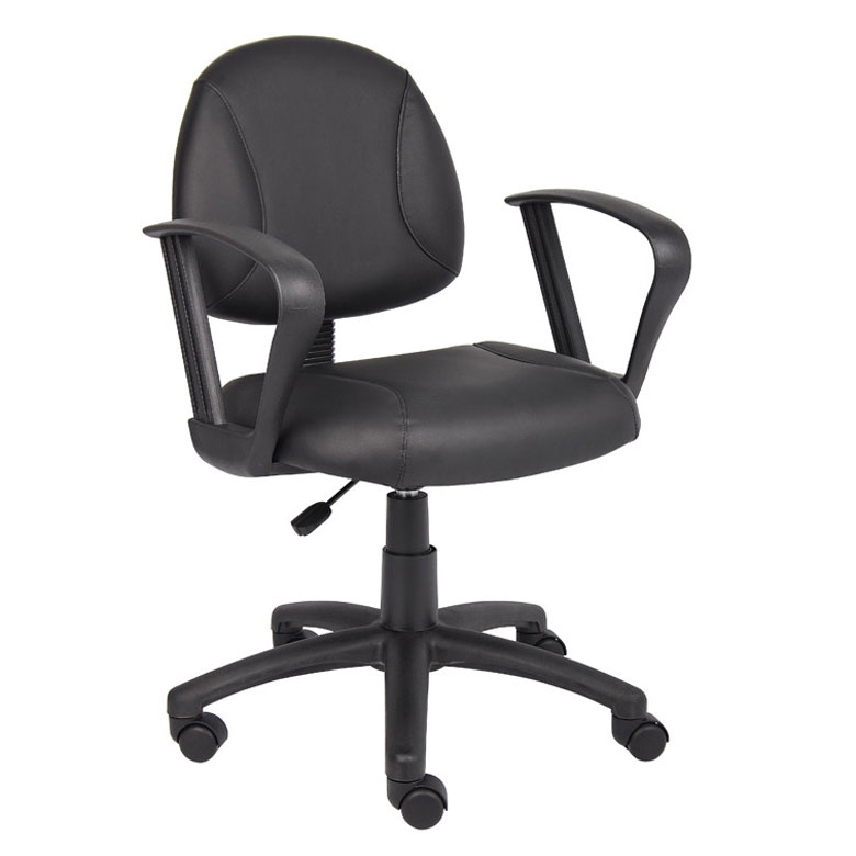 [B307]Silla de postura Boss Black con brazos en bucle