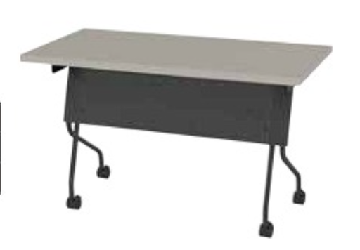 Mesa de entrenamiento plegable con medidas 72" largo X 24" ancho, altura 29.5” 