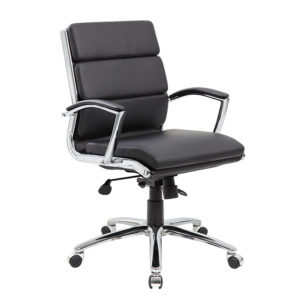 Silla ejecutiva con respaldo medio Boss CaressoftPlus